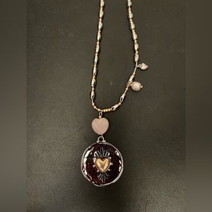 NWT Chico’s Adjustable Heart Necklace
